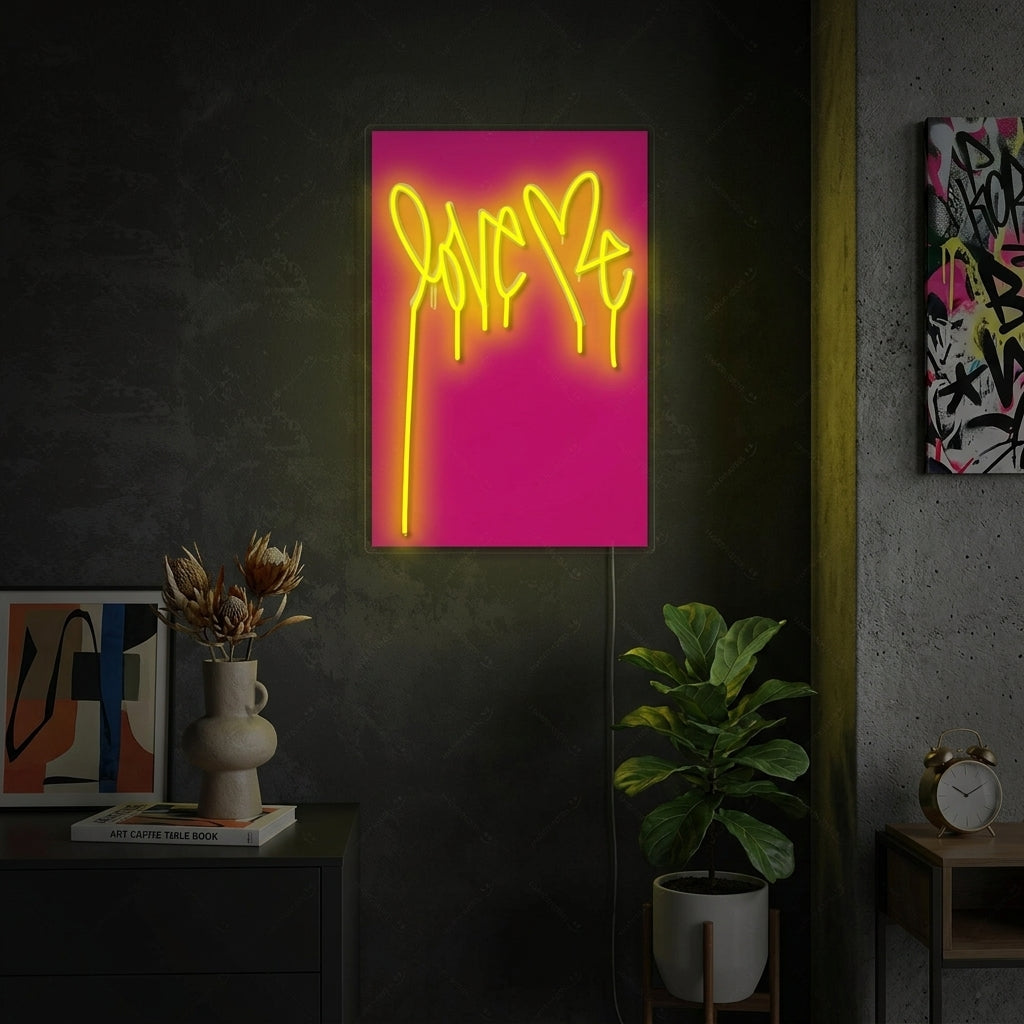 "Love Me" Neonschild