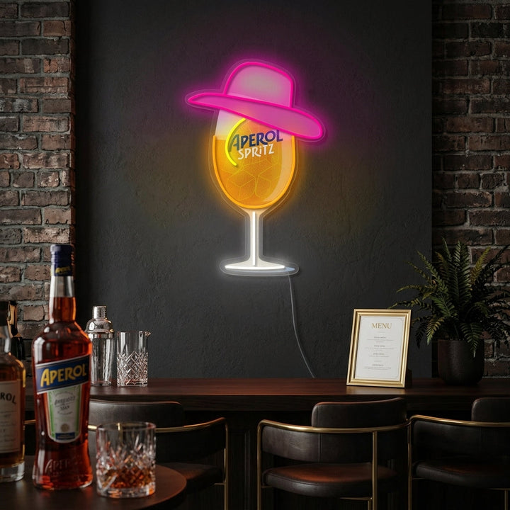 "Miss Aperol" Neonschild
