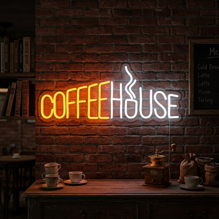 "Coffee House" Neonschrift
