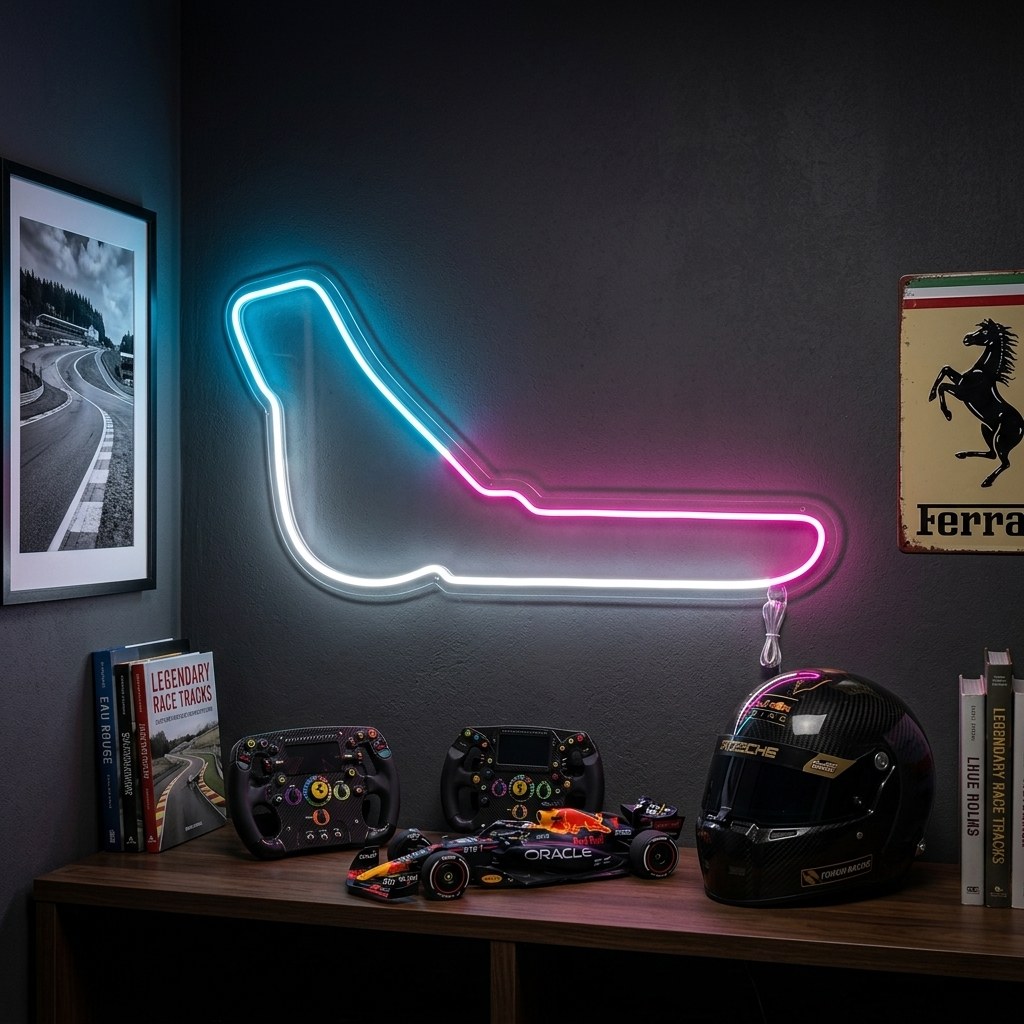 "Italien Monza F1 Strecke" Neonschrift