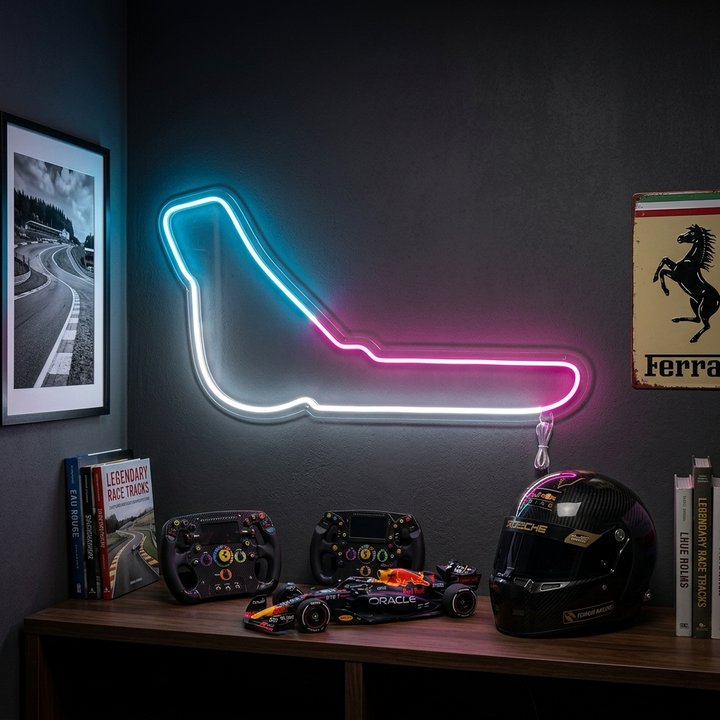"Italien Monza F1 Strecke" Neonschrift