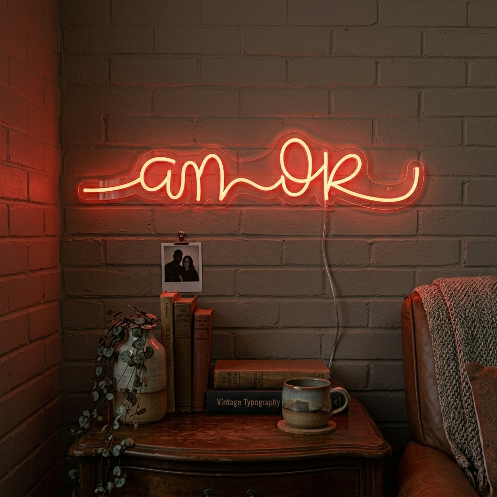 "I am OK" Neonschrift