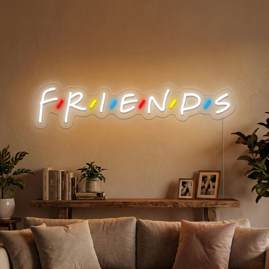 TV-Serien Spruch Neonschrift