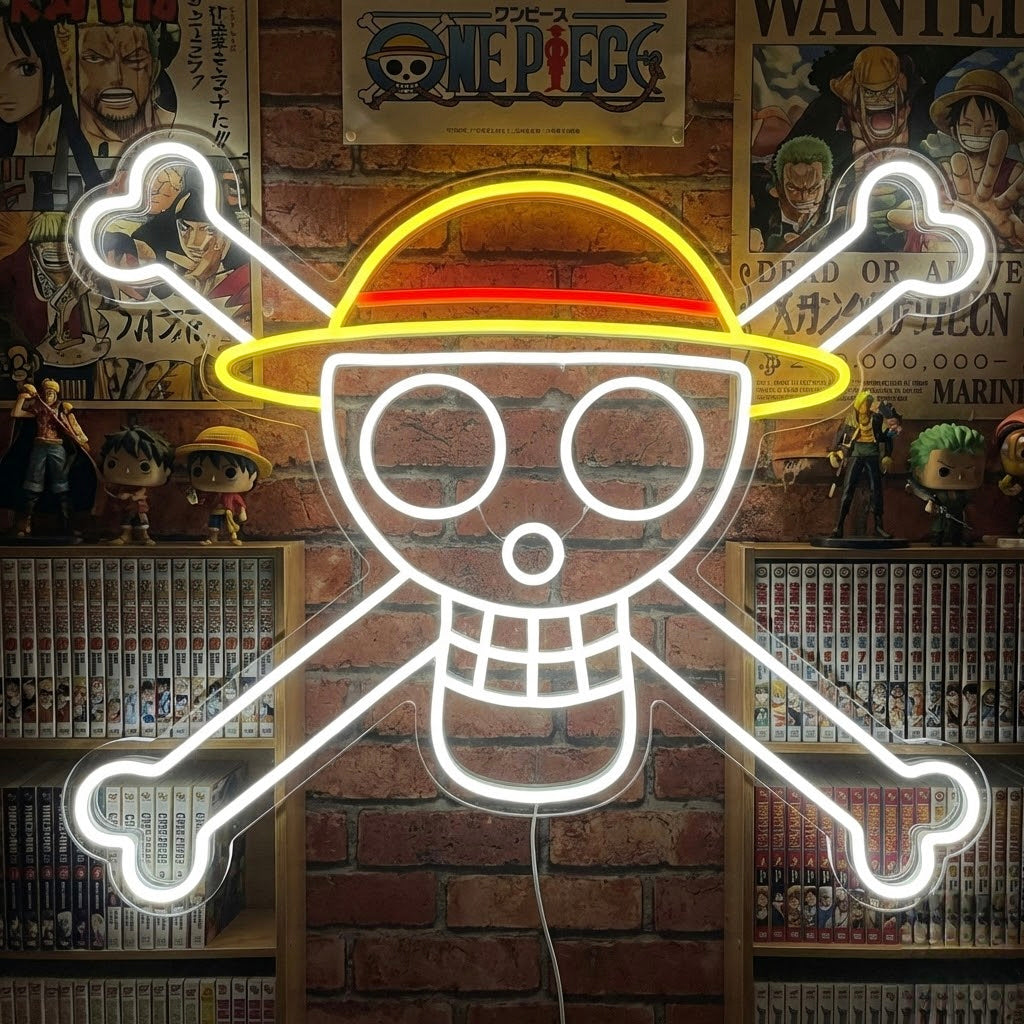 Piraten Anime Motiv Neonschild