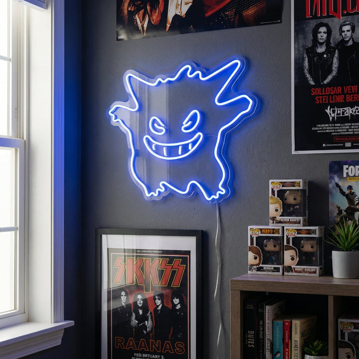 Gaming Monster Charakter Neonschild