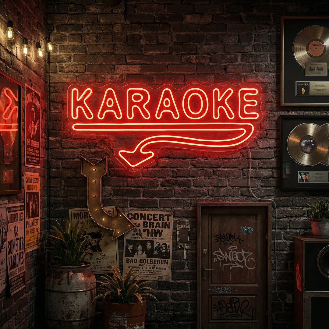 "Karaoke" Neonschrift