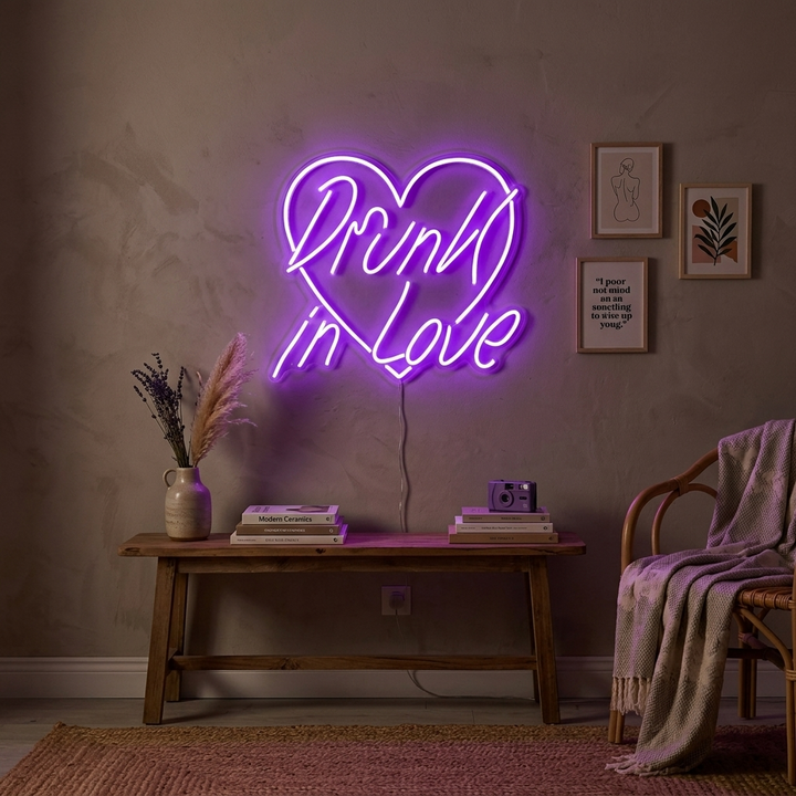 "Drunk In Love" Neonschrift