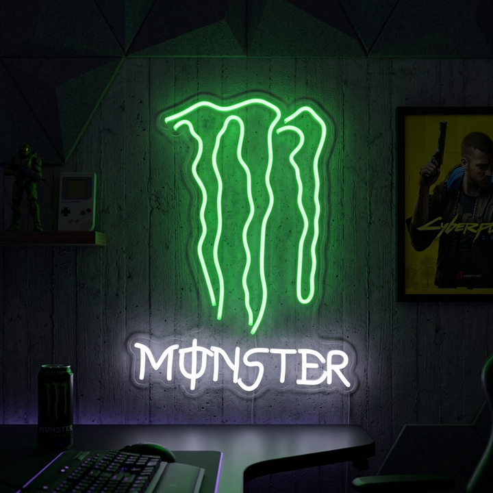 Monster Neonschrift
