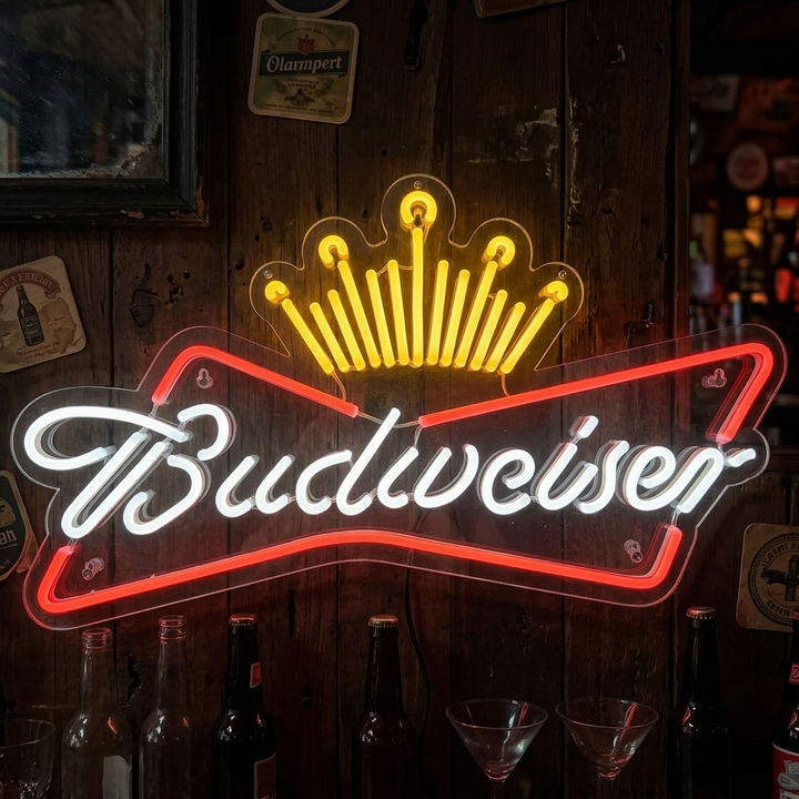 Budweiser King of It Up Neonschrift