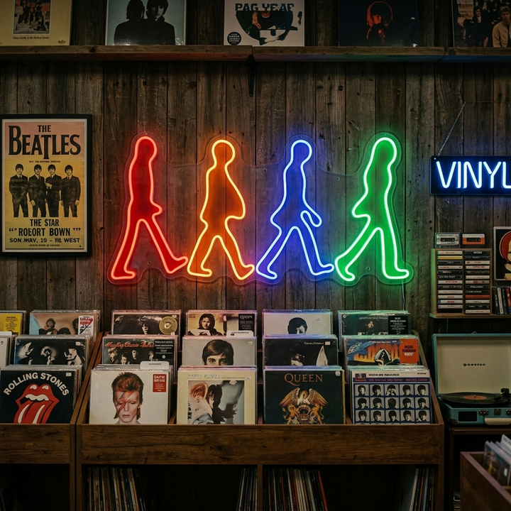 "Musikband" Neonschrift