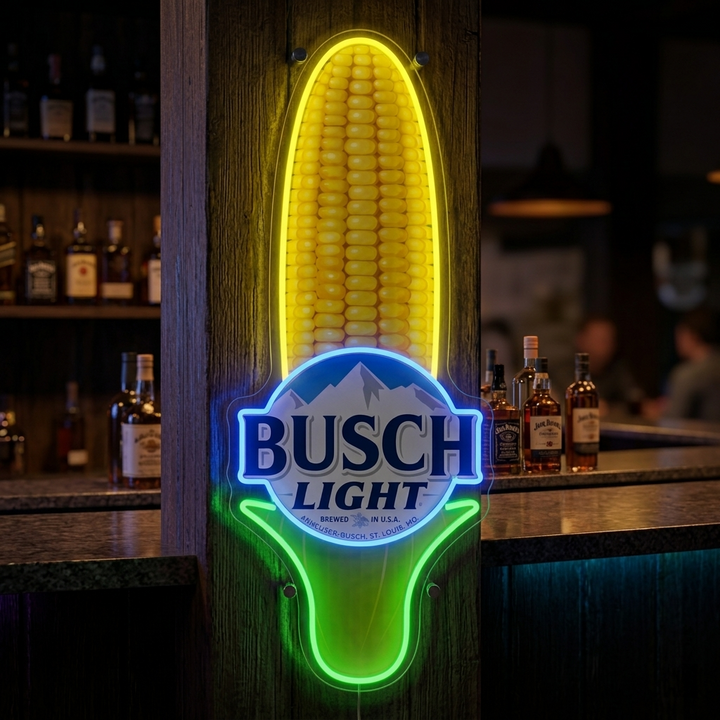 "Mais-Bier-Logo" Neonschild