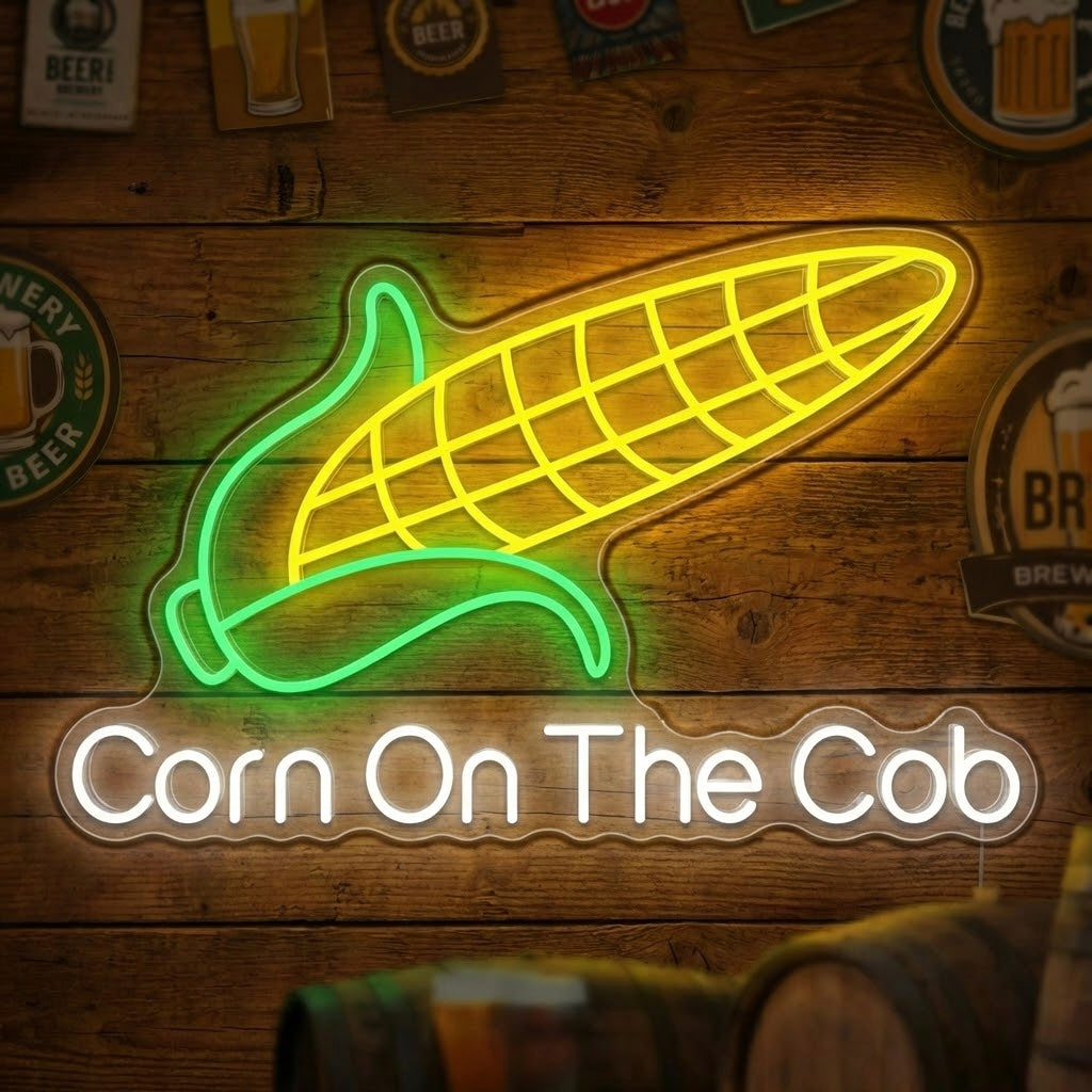 "Corn On The Cob" Neonschild