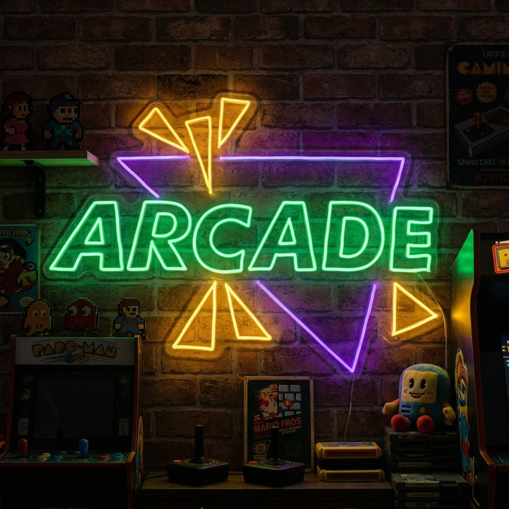 "Arcade" Neonschild, Arcade Leuchtreklame, Arcade Leuchtschild