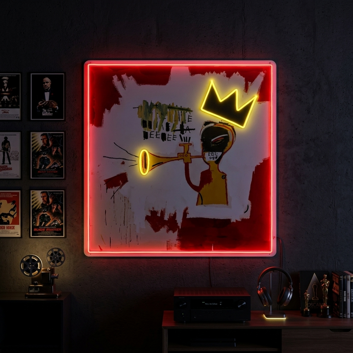 "Jean Trompete" Neonschild