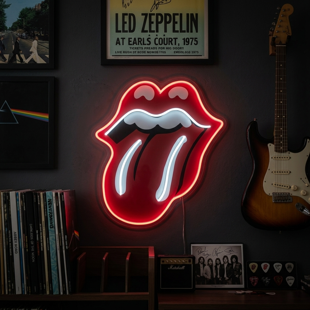 "Rolling Stones" Neonschild