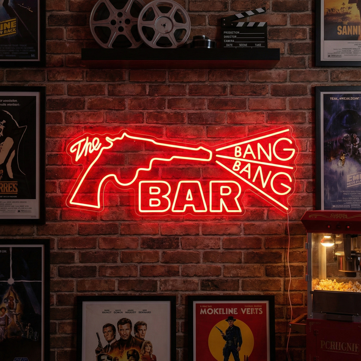 "Bang Bang Bar" Neonschild