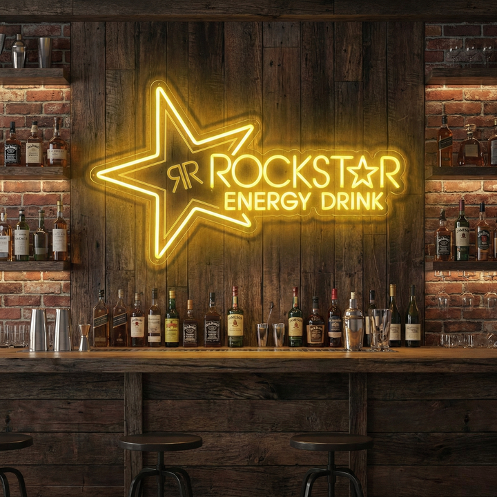 "Rockstar" Neonschild