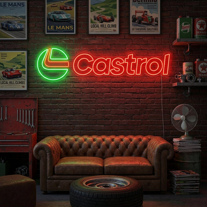 "Castro-Logo" Neonschild
