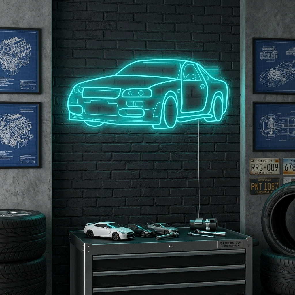 "GTR-Auto" Neonschild