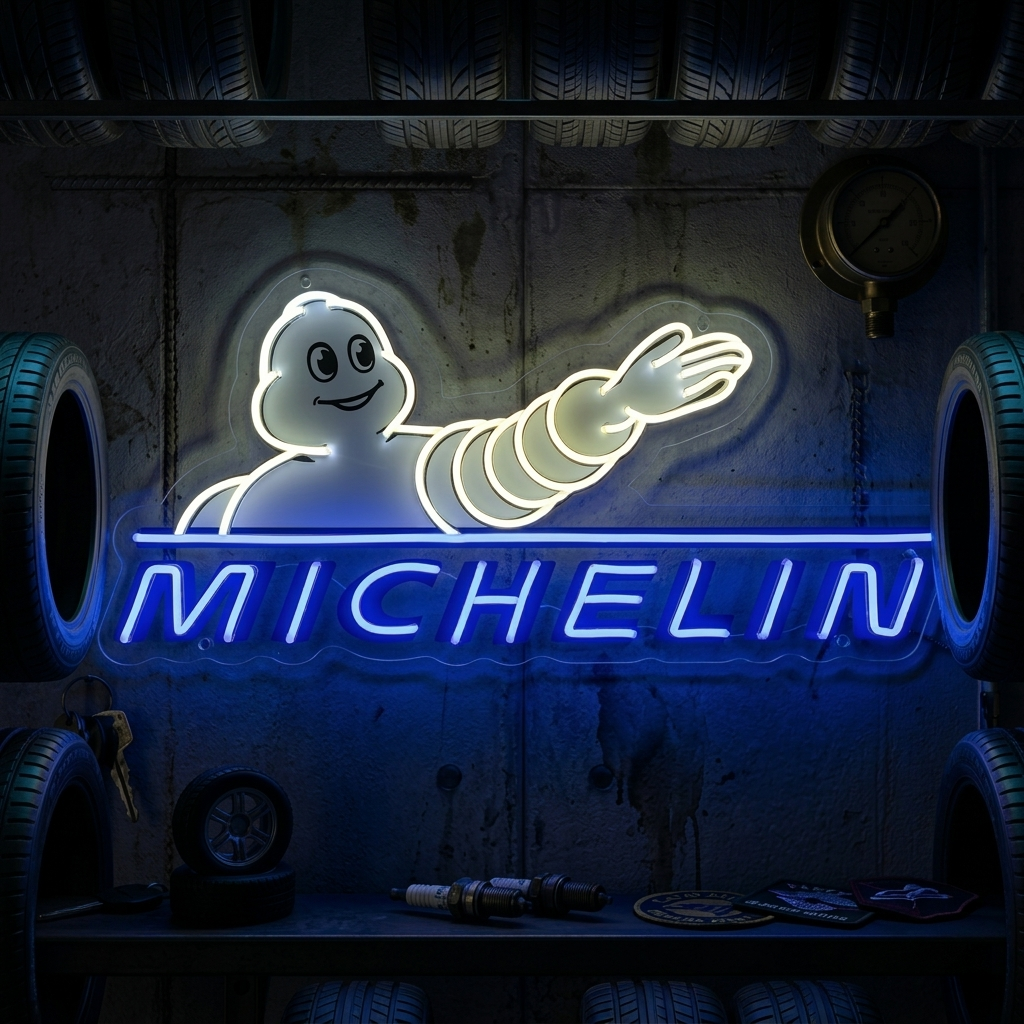 "Micheli-Logo" Neonschild