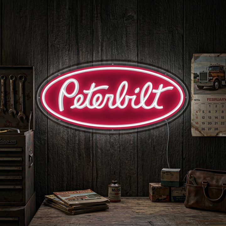 "Peterbil-Logo" Neonschild