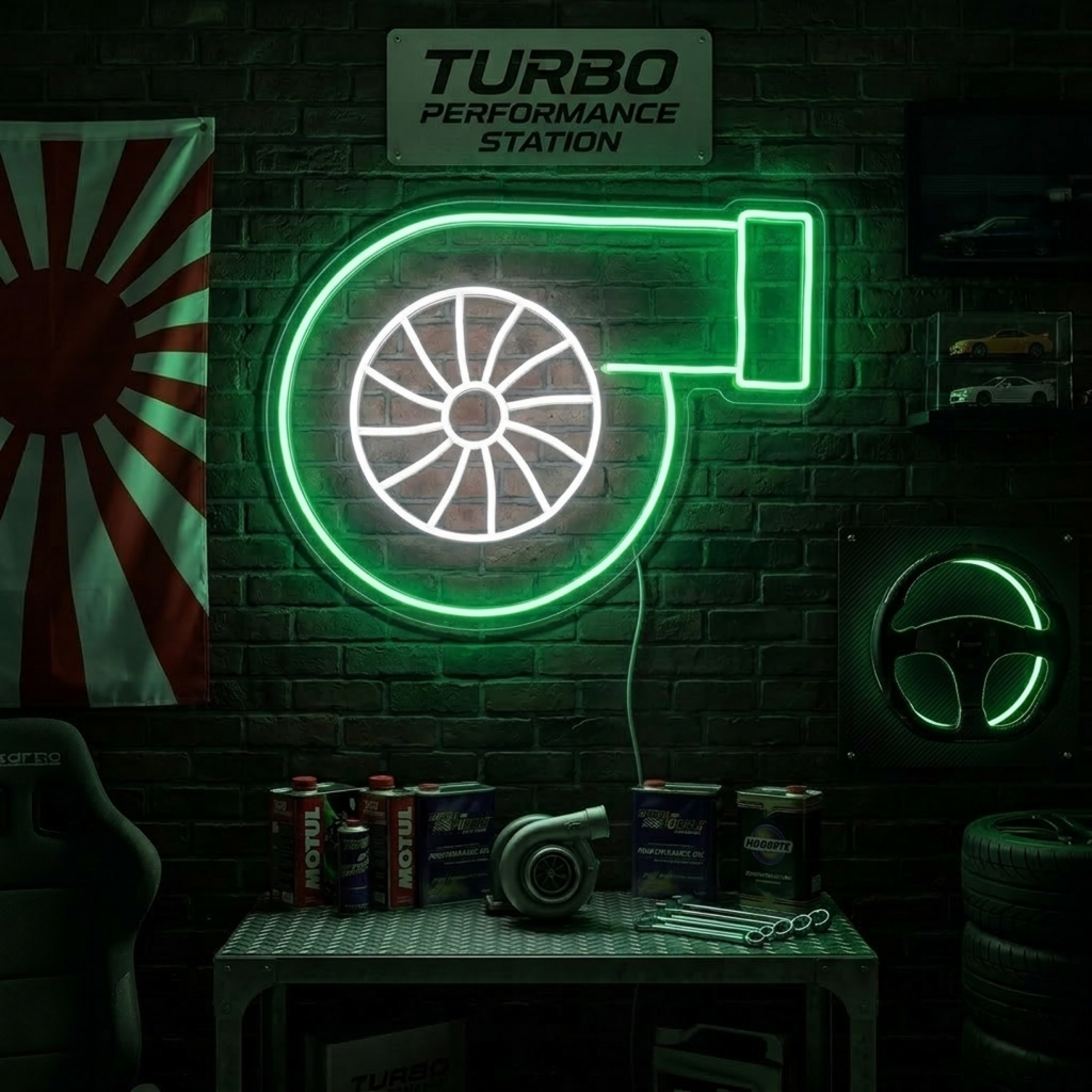 "Turbo" Neonschild