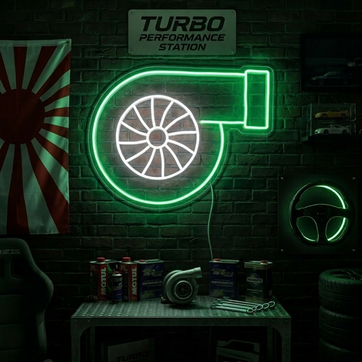 "Turbo" Neonschild