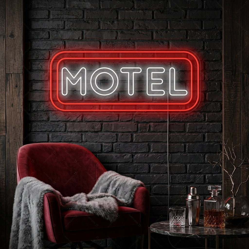 "Motel" Neonschild