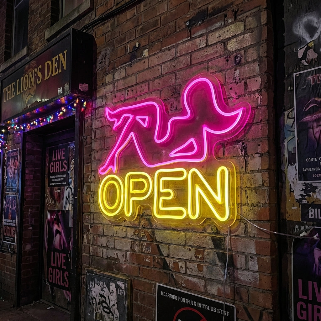 "Strip-Club" Neonschild