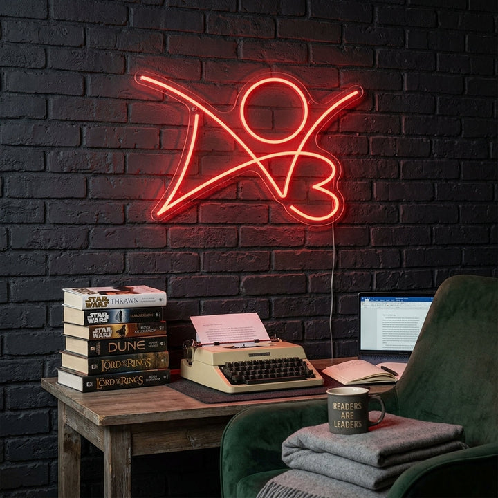 "AO3" Neonschild
