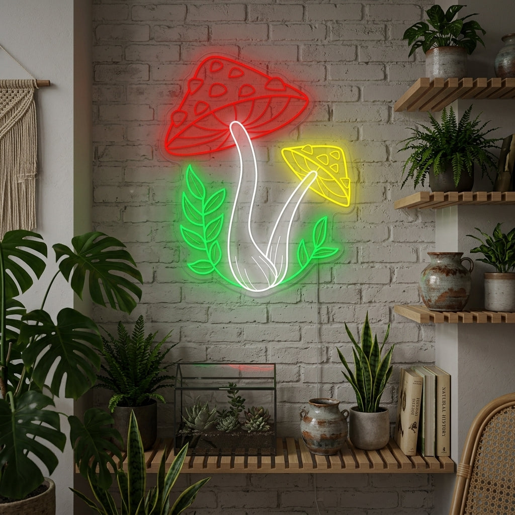 "Pilz" Neonschild