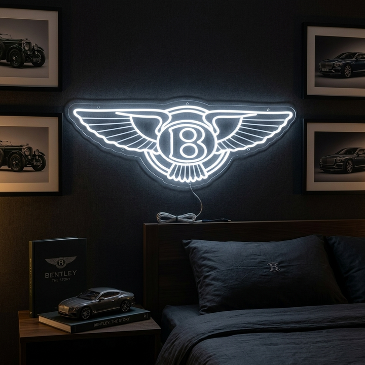 "Bentl-Car" Neonschild