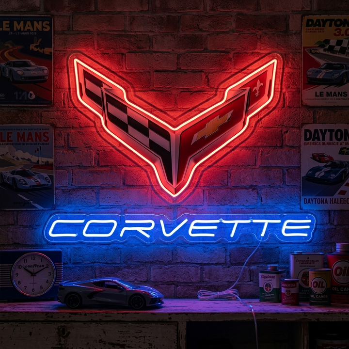 "Corve-Logo" Neonschild
