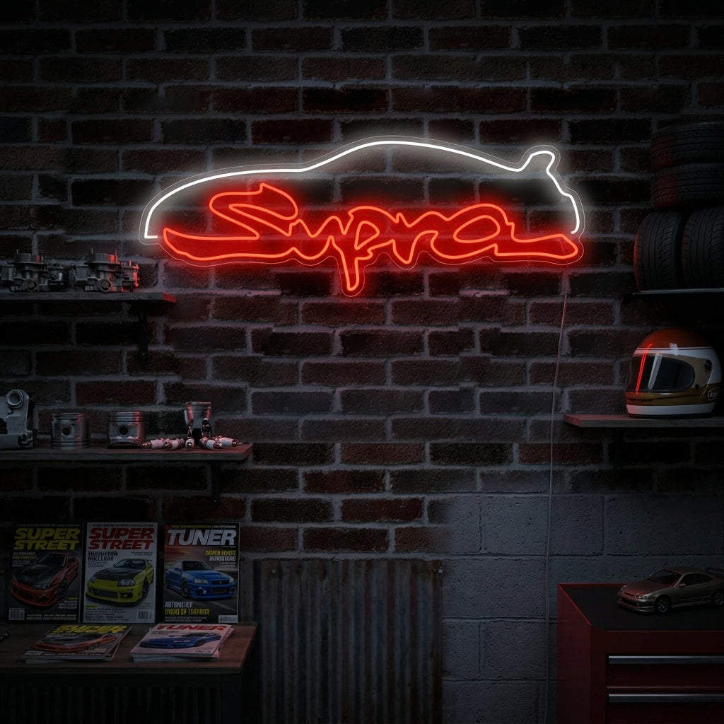 "Supra" Neonschild