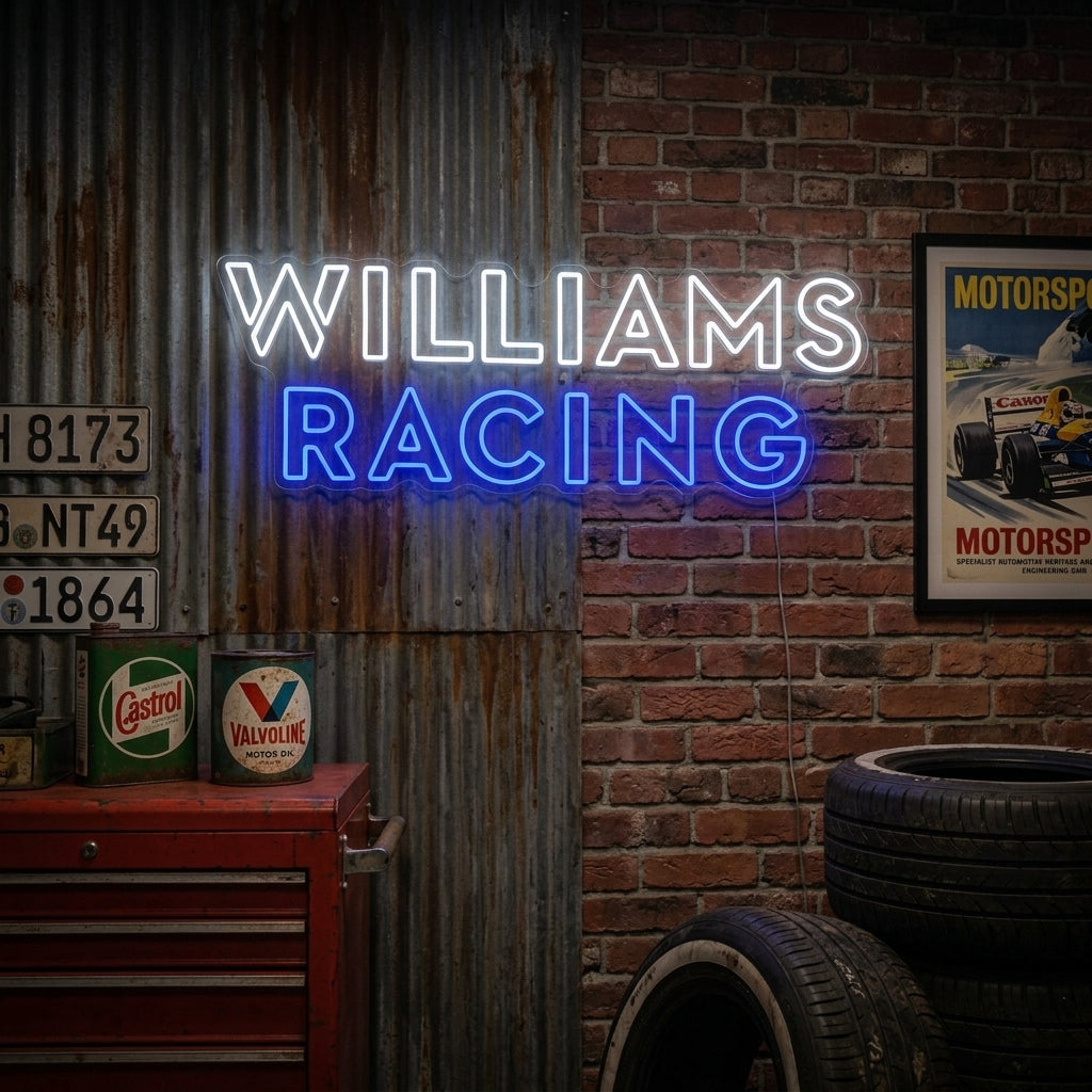 "Racing Team Logo" Neonschild