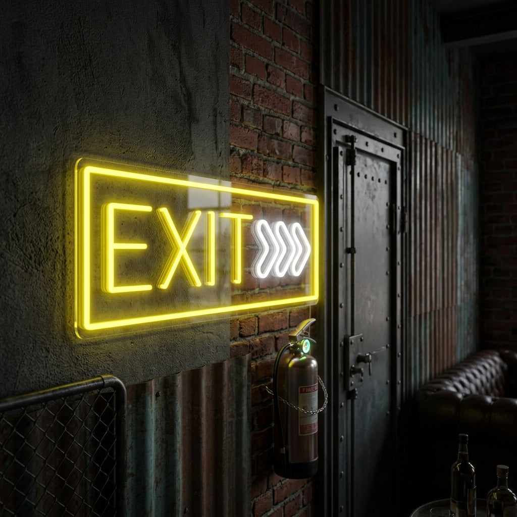 "Exit" Neonschild