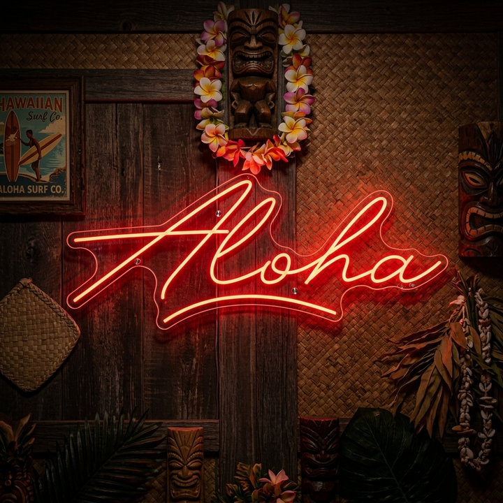 "Aloha" Neonschild