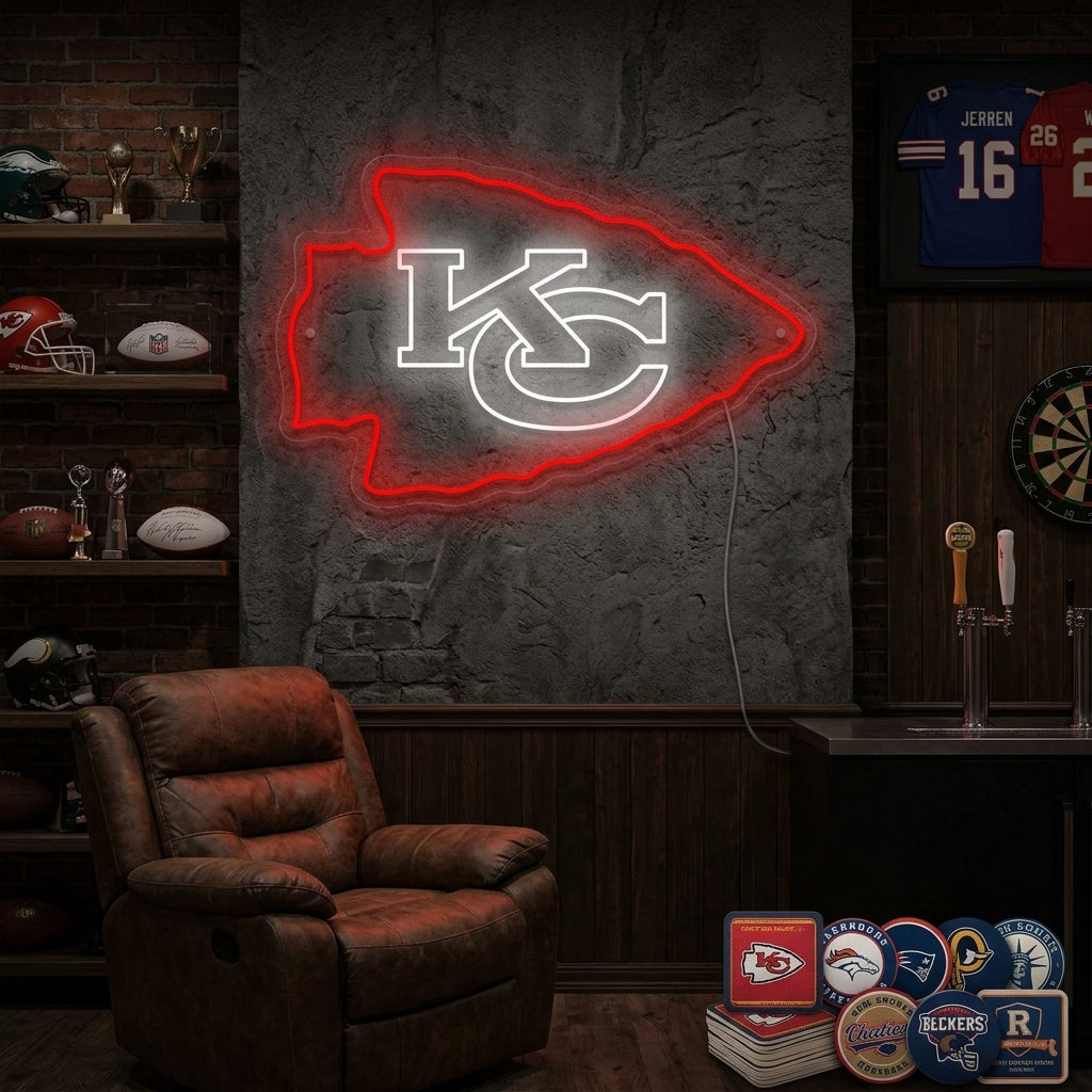 "KC Chiefs" Neonschild