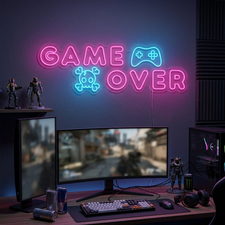 "Game Over" Neonschild