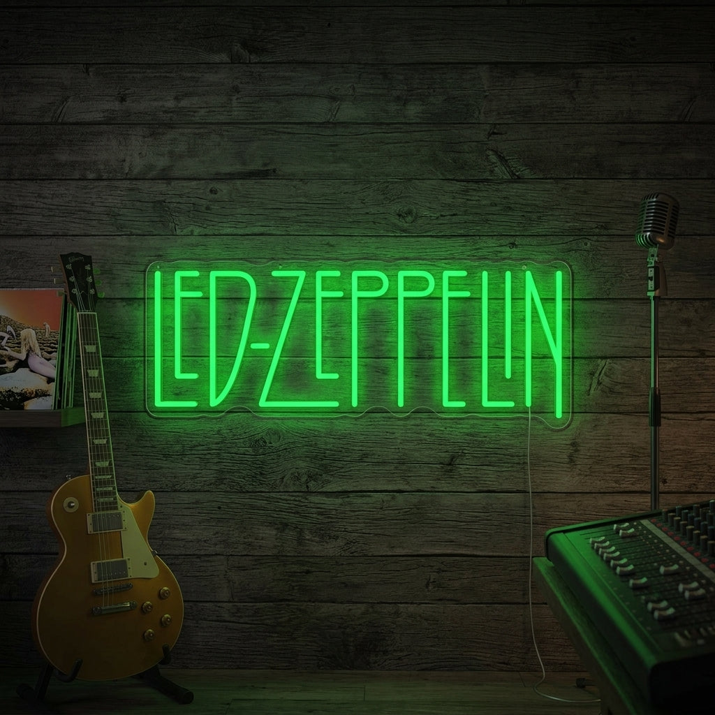 "LED Zeppelin" Neonschild