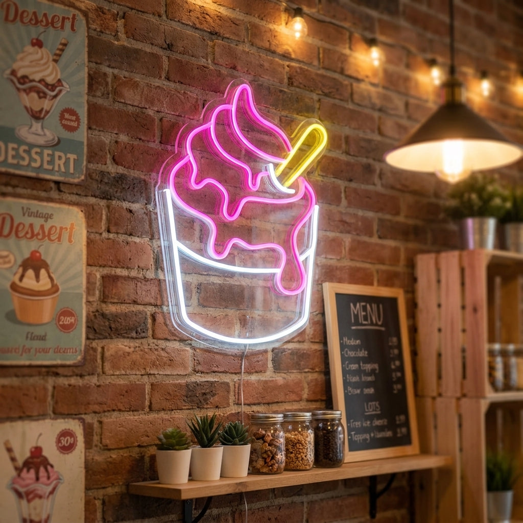 "Gelato" Neonschild