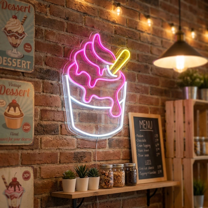"Gelato" Neonschild