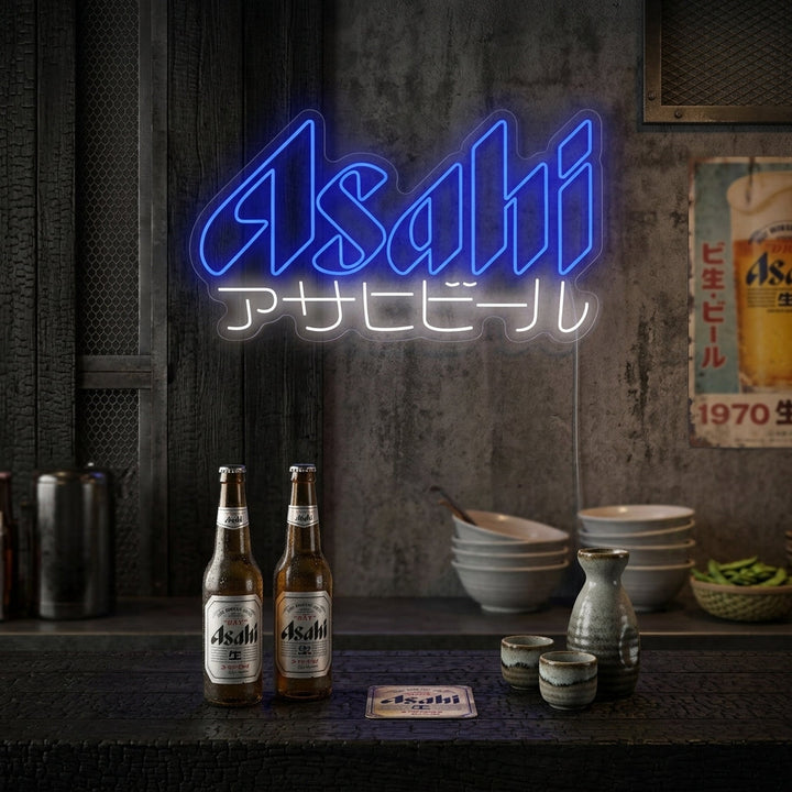 "Japanisches Bier-Logo" Neonschild