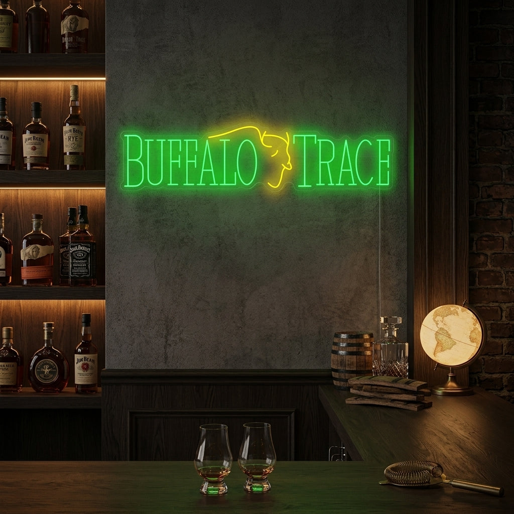"Buffalo Trace" Neonschild