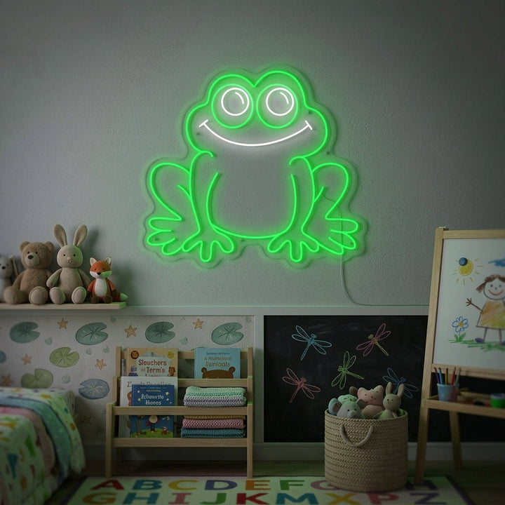 "Frosch" Neonschild