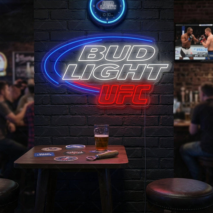 "Bud Light UFC" Neonschild