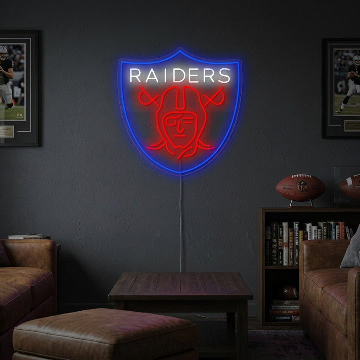 "Raiders" Neonschild