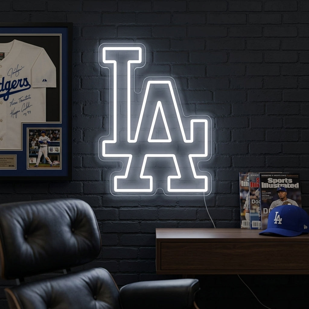 "LA" Neonschild