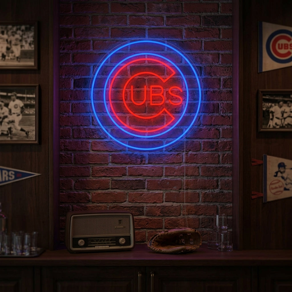 "CUBS" Neonschild