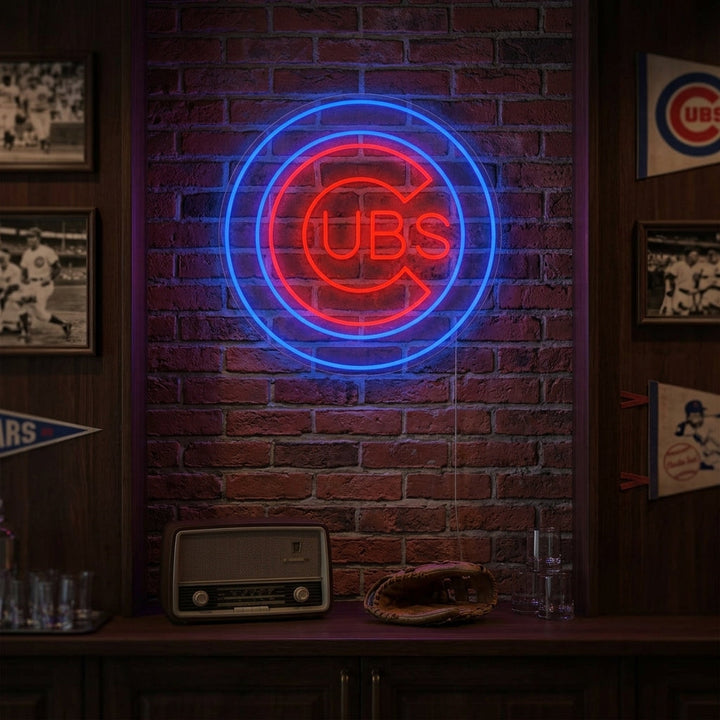 "CUBS" Neonschild